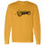 Retro San Diego Friars long sleeve shirt featuring vintage WTT tennis team logo in gold