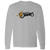 Retro San Diego Friars long sleeve shirt featuring vintage WTT tennis team logo in sport grey