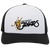 Retro San Diego Friars World Team Tennis trucker cap with seamless 5-panel front and retro logo in white/black