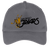 Vintage San Diego Friars World Team Tennis twill cap with seamless 5-panel front and retro logo in charcoal grey