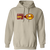 Retro San Francisco Golden Gaters pullover hoodie featuring vintage WTT tennis team logo in sand