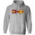 Retro San Francisco Golden Gaters pullover hoodie featuring vintage WTT tennis team logo in sport grey