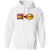 Retro San Francisco Golden Gaters pullover hoodie featuring vintage WTT tennis team logo in white