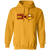 Retro San Francisco Golden Gaters pullover hoodie featuring vintage WTT tennis team logo in gold