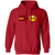 Retro San Francisco Golden Gaters pullover hoodie featuring vintage WTT tennis team logo in red