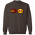 Retro San Francisco Golden Gaters crewneck pullover sweatshirt featuring vintage WTT tennis team logo in dark chocolate brown
