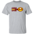 Vintage-style San Francisco Golden Gaters WTT T-shirt with retro 1970s team logo graphic in sport grey