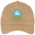 Vintage Sea Port Cascades World Team Tennis twill cap with seamless 5-panel front and retro logo in khaki