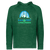 Seaport Cascades WTT Tennis Performance Fleece Hoodie in Dark Green