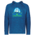 Seaport Cascades WTT Tennis Performance Fleece Hoodie in Royal Blue