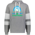 Sea Port Cascades WTT Tennis Athletic Fleece Hoodie in Charcoal Heather/White