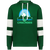 Sea Port Cascades WTT Tennis Athletic Fleece Hoodie in Dark Green/White