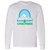 Retro Sea Port Cascades long sleeve shirt featuring vintage WTT tennis team logo in white