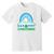 Vintage-style Sea Port Cascades WTT T-shirt with retro 1970s tennis team logo graphic in white