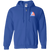 Baltimore Banners WTT Tennis Full Zip Hoodie in Royal Blue Front