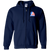 Baltimore Banners WTT Tennis Full Zip Hoodie in Navy Front