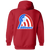 Baltimore Banners WTT Tennis Full Zip Hoodie in Red Back