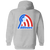 Baltimore Banners WTT Tennis Full Zip Hoodie in Sport Grey Back