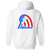 Baltimore Banners WTT Tennis Full Zip Hoodie in White Back