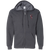 Boston Lobsters  WTT Tennis Full Zip Hoodie in Dark Heather Front