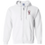 Boston Lobsters  WTT Tennis Full Zip Hoodie in White Front