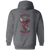 Boston Lobsters  WTT Tennis Full Zip Hoodie in Dark Heather Back