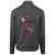 Retro Boston Lobsters Full Zip Fleece Jacket featuring vintage WTT tennis team logo in dark smoke back view