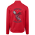 Retro Boston Lobsters Full Zip Fleece Jacket featuring vintage WTT tennis team logo in red back view