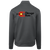 Retro Chicago Aces Full Zip Fleece Jacket featuring vintage WTT tennis team logo in dark smoke back view