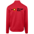 Retro Chicago Aces Full Zip Fleece Jacket featuring vintage WTT tennis team logo in red back view