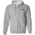Detroit Loves WTT Tennis Full Zip Hoodie in Sport Grey Front