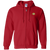 Hawaii Leis WTT Tennis Full Zip Hoodie in Red Front