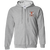 Houston E-Z Riders Full Zip Hoodie WTT Tennis in Sport Grey Front