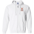 Houston E-Z Riders Full Zip Hoodie WTT Tennis in White Front