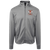 Houston E-Z Riders Full Zip Fleece Jacket featuring vintage WTT tennis team logo in silver front view