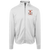 Houston E-Z Riders Full Zip Fleece Jacket featuring vintage WTT tennis team logo in white front view