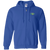 Kansas City Explorers WTT Tennis Full Zip Hoodie in Royal Blue Front