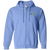 Kansas City Explorers WTT Tennis Full Zip Hoodie in Carolina Blue Front