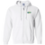 Kansas City Explorers WTT Tennis Full Zip Hoodie in White Front