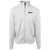 Kansas City Explorers Full Zip Fleece Jacket featuring vintage WTT tennis team logo in white front view