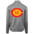 Los Angeles Strings Full Zip Fleece Jacket featuring vintage WTT tennis team logo in silver back view