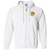 Minnesota Buckskins Full Zip Hoodie WTT Tennis in White Front