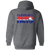 Cleveland Nets WTT Tennis Full Zip Hoodie in Dark Heather Back