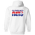 Cleveland Nets WTT Tennis Full Zip Hoodie in White Back