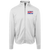Cleveland Nets Full Zip Fleece Jacket featuring vintage WTT tennis team logo in white front view