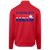 Cleveland Nets Full Zip Fleece Jacket featuring vintage WTT tennis team logo in red back view