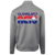 Cleveland Nets Full Zip Fleece Jacket featuring vintage WTT tennis team logo in silver back view