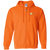 Denver Racquets WTT Tennis Full Zip Hoodie in Safety Orange Front