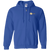 Denver Racquets WTT Tennis Full Zip Hoodie in Royal Blue Front