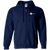 Denver Racquets WTT Tennis Full Zip Hoodie in Navy Front